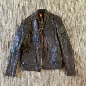 HUGO BOSS Leather Jacket